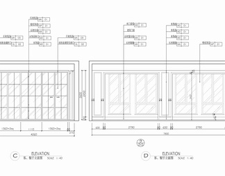 190平大平层CAD全套施工图+效果图