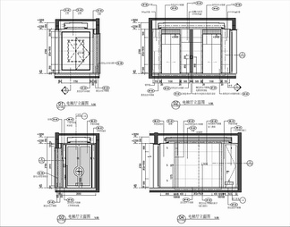 500㎡大平层样板房CAD全套施工图  家装 豪宅 私宅