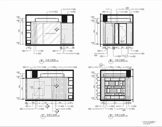 大平层CAD全套施工图+效果图  样板房 豪宅 私宅 家装