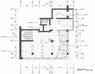 450㎡理发店理发沙龙CAD施工图