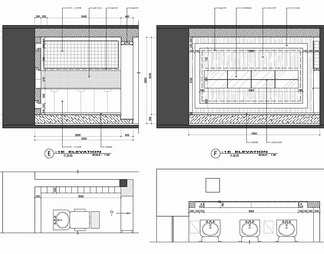 450㎡理发店理发沙龙CAD施工图