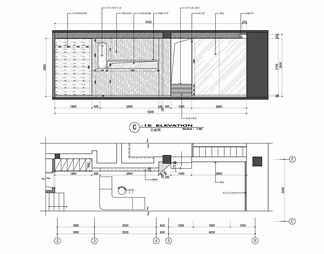 450㎡理发店理发沙龙CAD施工图