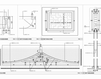 1000㎡火锅餐厅CAD施工图+效果图