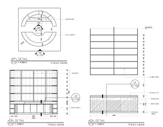 2000㎡海鲜火锅餐厅CAD施工图
