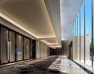 CCD-酒店宴会厅CAD施工图+效果图  餐厅