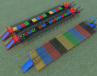 无动力儿童玩具 游乐设备 网红摇摆桥