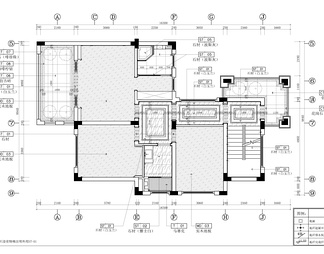 四层双拼别墅CAD施工图 私宅 豪宅 家装