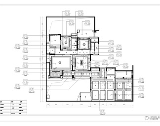 三层别墅CAD施工图 豪宅 私宅 家装