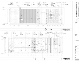 120㎡三房样板间施工图