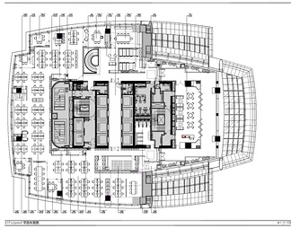 6000㎡三层办公室CAD施工图+效果图+方案文本  办公大楼 办公空间 大型办公室