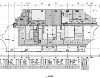 1800㎡办公室CAD施工图+效果图  办公大楼 办公空间 大型办公室