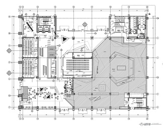 海南数据谷.海创空间办公室CAD内装施工图+效果图   办公空间  办公楼