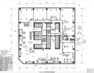 精致私人办公室CAD施工图+效果图 办公空间 办公会所