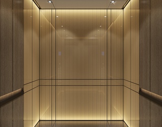 某办公大楼标准层电梯厅走廊公区CAD施工图+效果图  电梯厅 公共卫生间 公区 走道