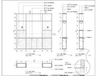 1100㎡共享办公空间CAD施工图+效果图  办公室 联合办公