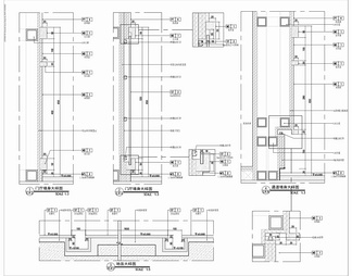 某售楼部（1F)及办公(2-5F)施工图+效果图+物料表  销售中心 办公室 办公空间 售楼处