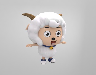 喜羊羊3d模型下载【id:922161】