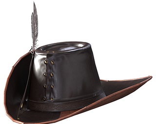 棕色海盗帽 帽子