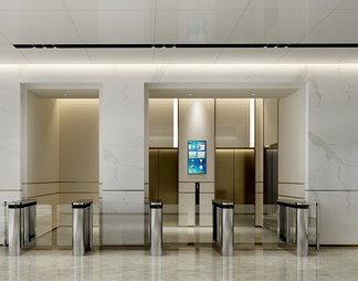 办公楼 大堂 电梯厅