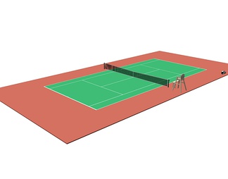 露天网球场