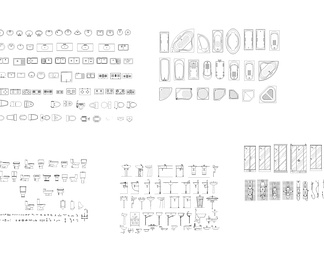 卫生间洁具常用CAD