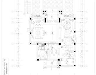 莆田七层别墅CAD装修施工图+效果图