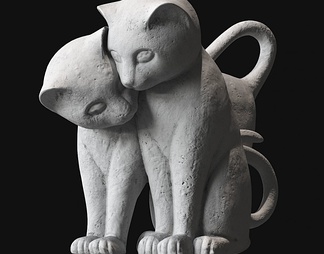 猫雕塑