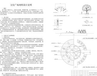 文化广场景观平面图