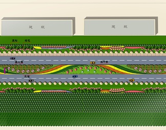 滨海公路景观设计平面