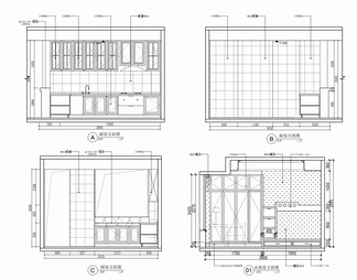 180㎡大平层CAD详细施工图  私宅 豪宅 家装