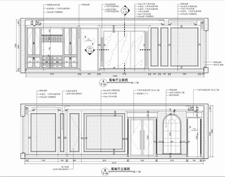 160㎡大平层CAD施工详图 私宅 豪宅 家装