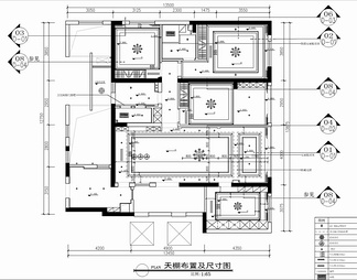 160㎡大平层CAD施工详图 私宅 豪宅 家装