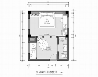 三套土耳其民宿客房CAD施工图+效果图 客栈 酒店