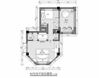 三套土耳其民宿客房CAD施工图+效果图 客栈 酒店