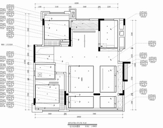 250㎡花园洋房CAD施工图+效果图+汇报文本  私宅 家装