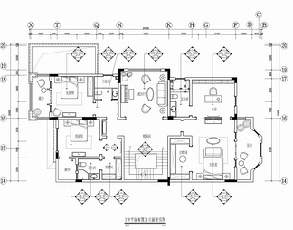 800㎡四层别墅样板房CAD施工图  豪宅 私宅 家装 私人会所 洋房