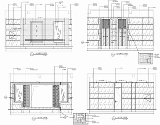 某大型酒店一层大堂&自助餐吧&后勤区CAD施工图