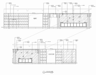 某大型酒店一层大堂&自助餐吧&后勤区CAD施工图