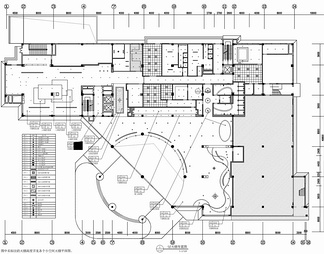 某大型酒店一层大堂&自助餐吧&后勤区CAD施工图