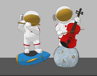 宇航员雕塑