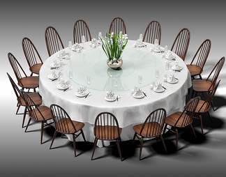 餐桌椅组合 宴会桌