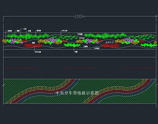 道路绿化带的设计