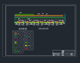 道路绿化设计图