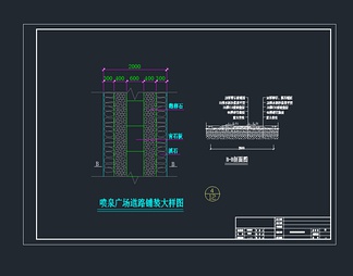 道路绿化设计图