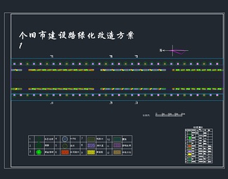 市区某道路的绿化改造方案