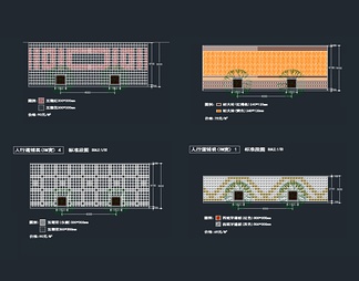 人行道铺装样式图