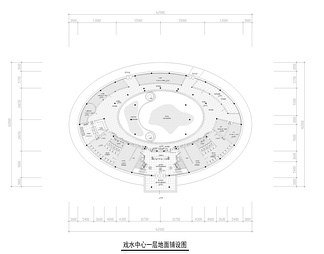 娱乐中心室外喷泉装饰设计施工图