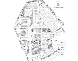 校园规划总平面图