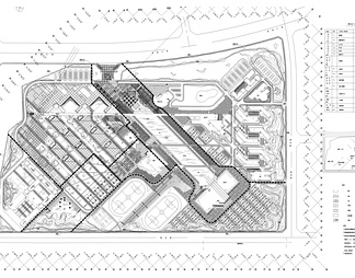 大学校园规划设计图纸景观平面图