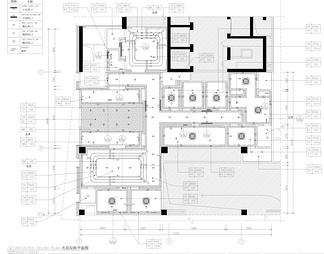 美容医院平面天花施工图